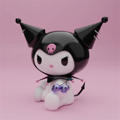 kuromi 3d model|Iba pa.